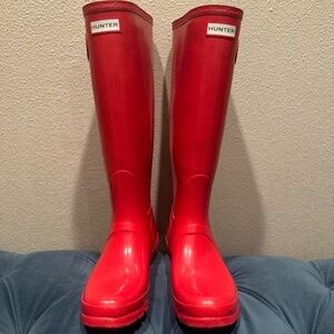 Women's Original Tall Gloss HUNTER Rain Boots